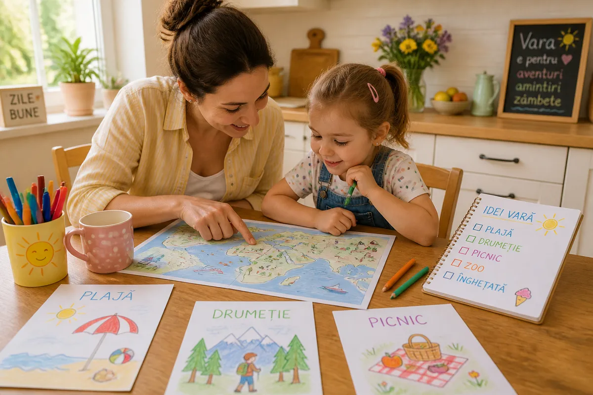 activități de vară pentru familie cu copii mici