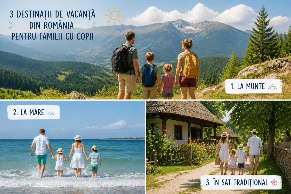 destinații vacanță familie copii mici România