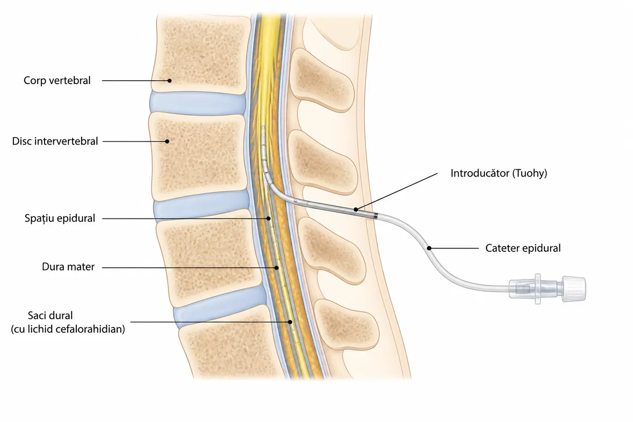 epidurala procedura coloana vertebrala travaliu