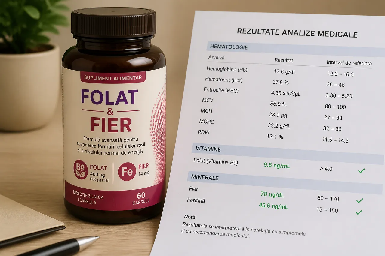 ingrediente cu dovezi pentru perioada preconcepțională