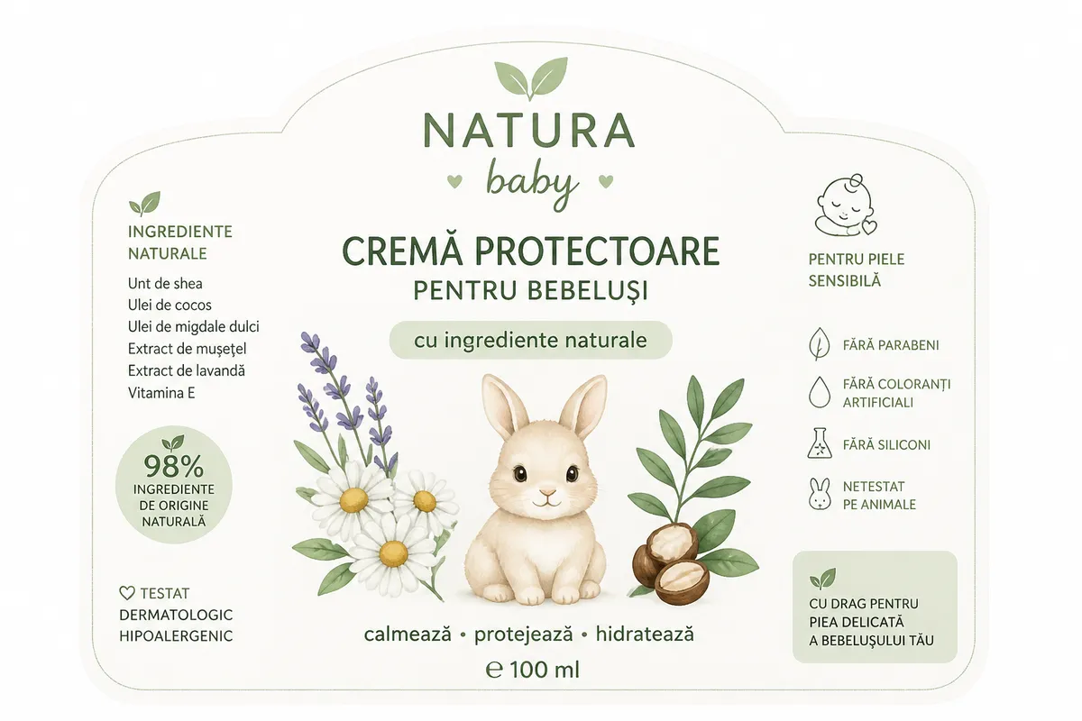ingrediente sigure produse îngrijire bebeluș
