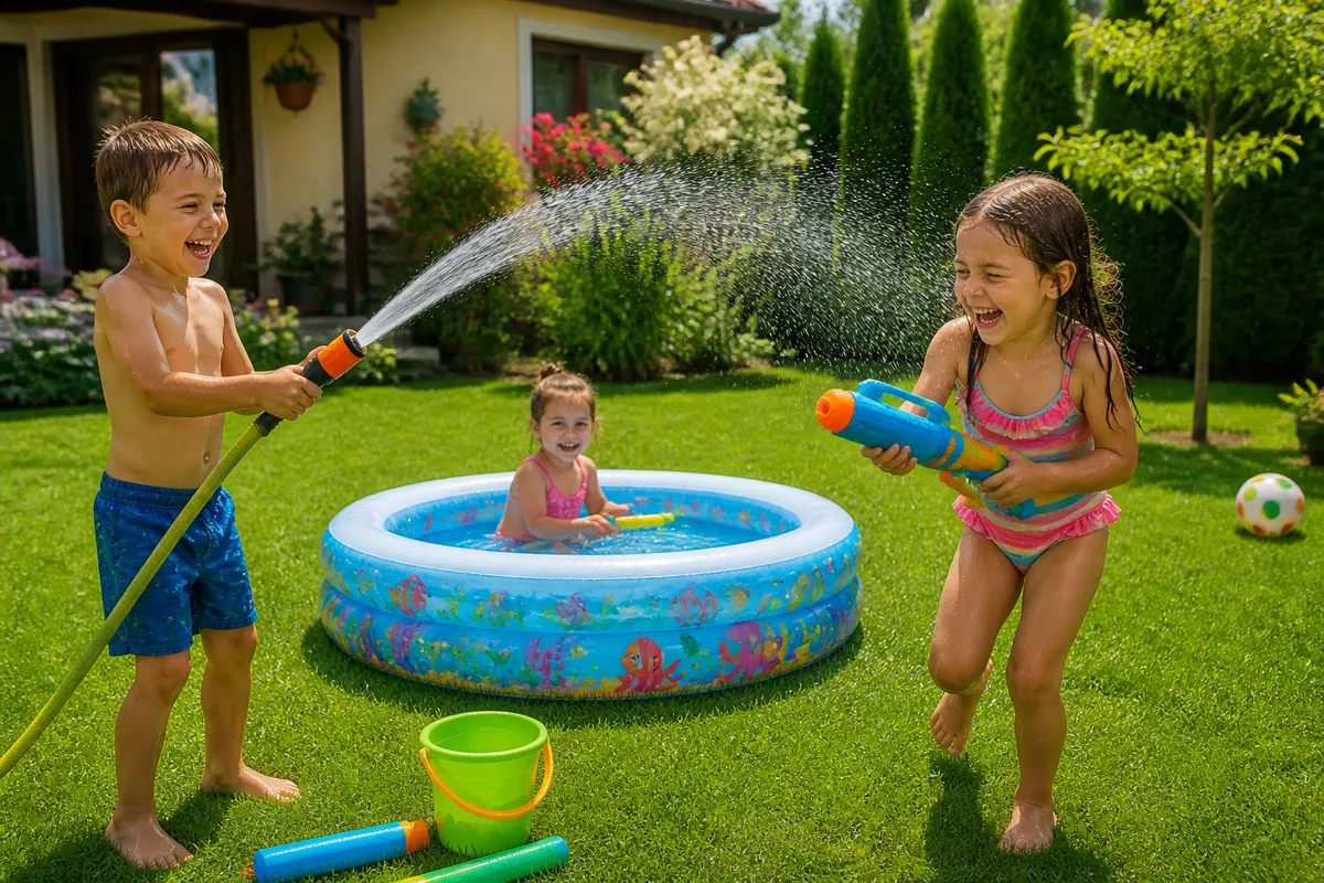 jucării de apă pentru grădină și piscină