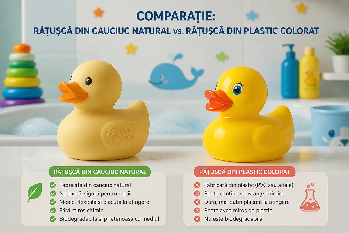 jucării de baie plastic versus ecologice siguranță copii