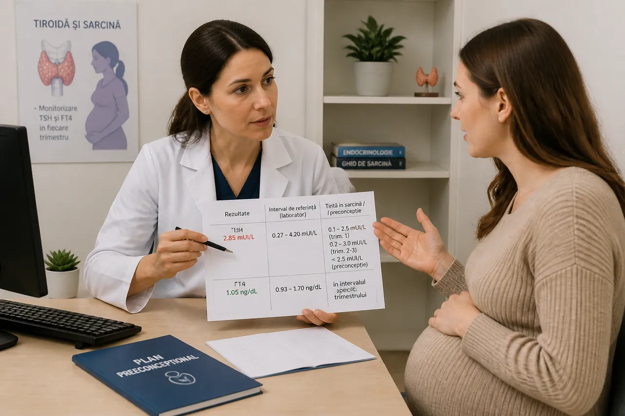 valori TSH în preconcepție și sarcină interpretare medicală