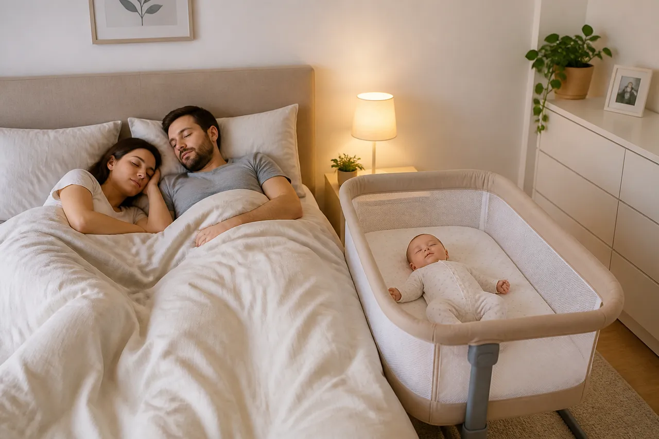 co-sleeping în aceeași cameră cu părinții