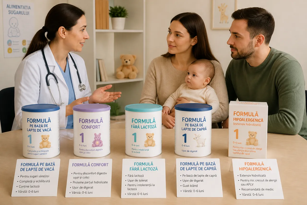 diferențe între formulele de lapte praf pentru sugari