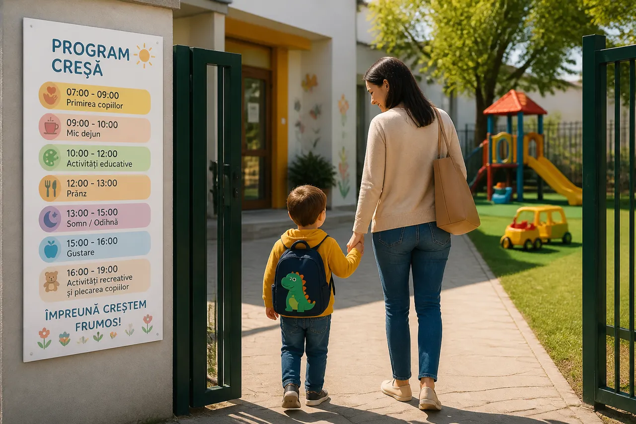 disponibilitate locuri la creșă și program bonă pentru copil