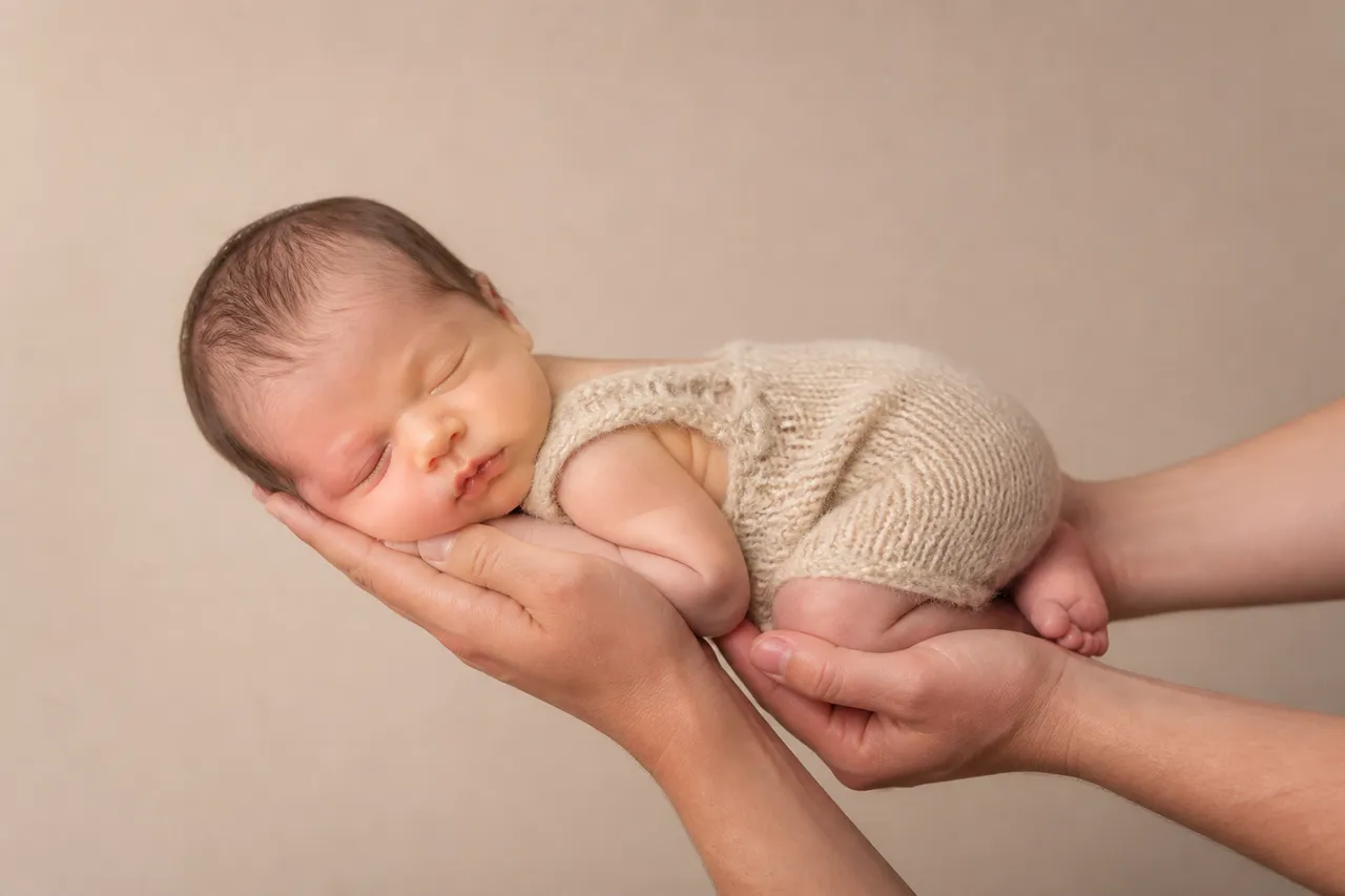 fotografie newborn compozită și siguranța bebelușului