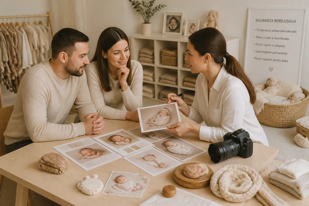 întrebări pentru alegerea unui fotograf newborn responsabil