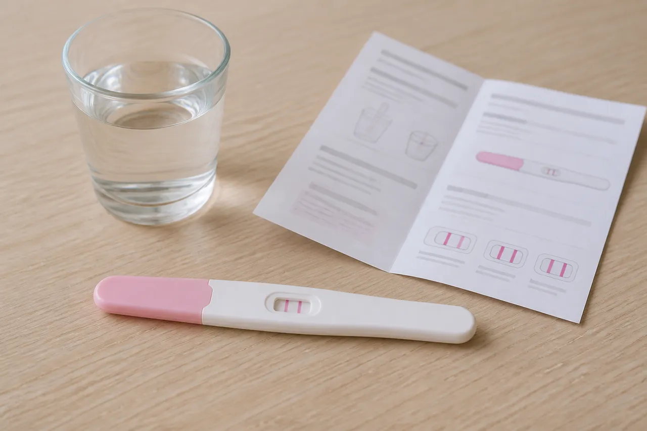 test de sarcină făcut după întârzierea menstruației