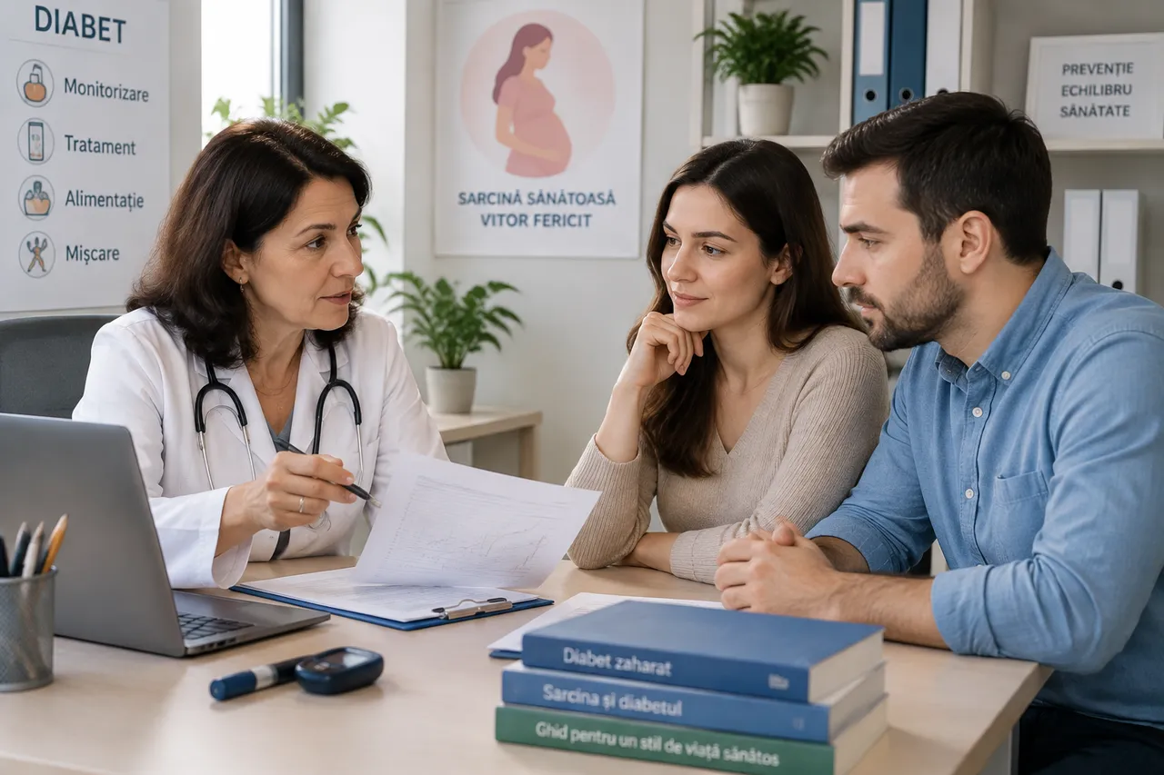 consultație medicală pentru diabet și preconcepție