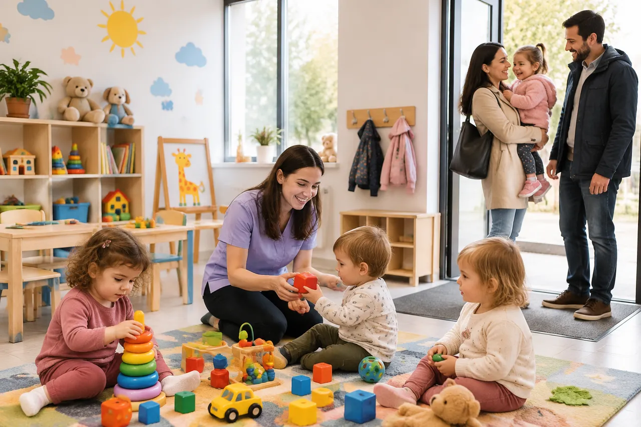 creșă de stat copii oraș îngrijire educatoare